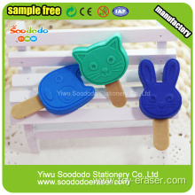 2014 lastest new design erasers Popsicle shaped eraser